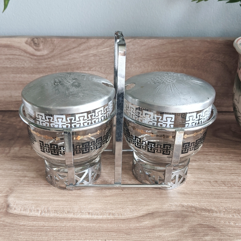 MCM Libbey Double Condiment Caddy